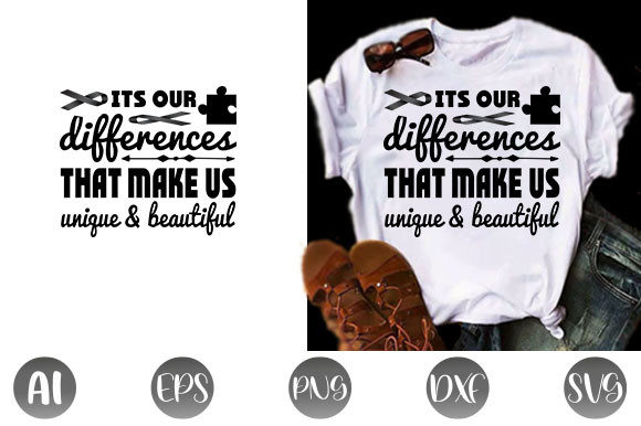 Autism Quote Design for T-Shirt Graphics