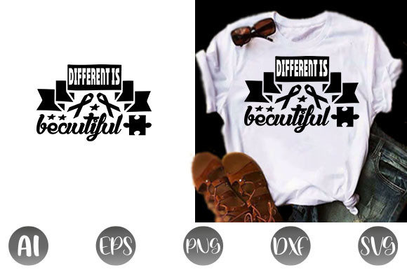 Autism Quote Design: Graphics for T-Shirt Designs