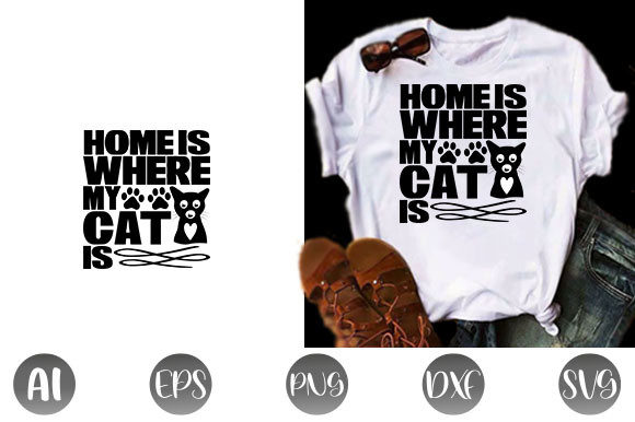 Cat Quote Design for Embroidery Projects