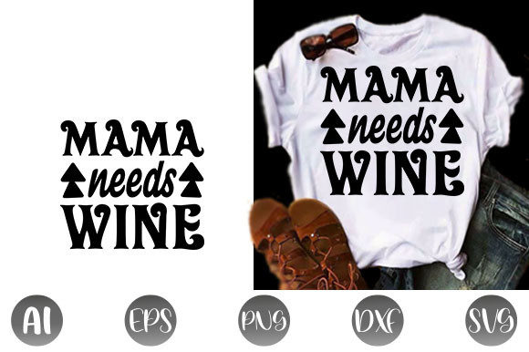 Funny Mom Quote Design for T-Shirt Graphics