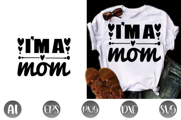 Funny Mom Quote Design for T-Shirt Graphics
