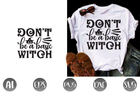 Halloween Quote Design: Don’t Be a Basic