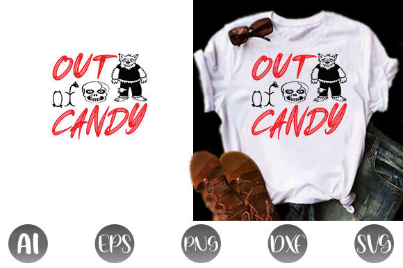 Halloween Quote Design Out of Candy - A Graphic Designer's Take