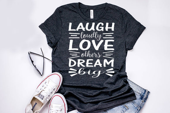 Inspirational Quote Design for T-Shirt Graphics
