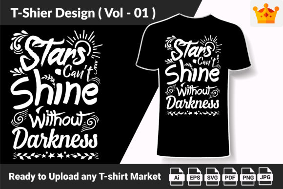 Motivational Sublimation Quote Design 01 for Print Templates and Graphics
