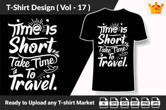 Motivational Sublimation T Shirt V17 - A Graphic Print Template for Content Creators
