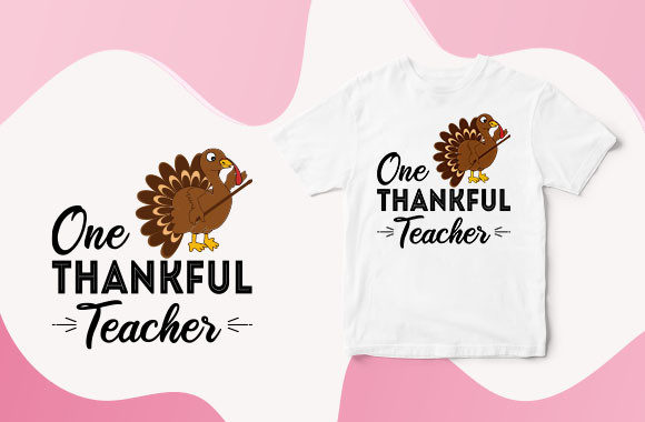 One Thankful Teacher T-Shirt Embroidery Design Review