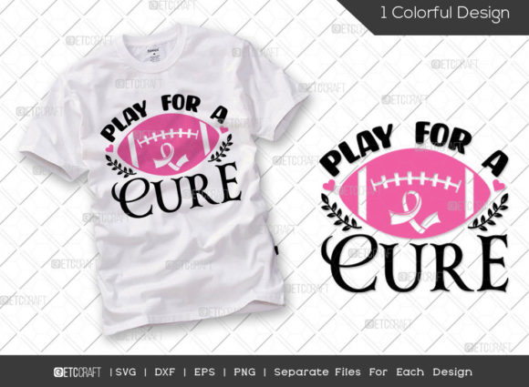 Play for the Cure SVG Cut File Breast Cancer Graphics