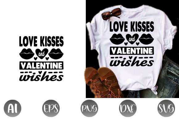 Valentine Quote Design for T-Shirt Graphics and Digital Products
